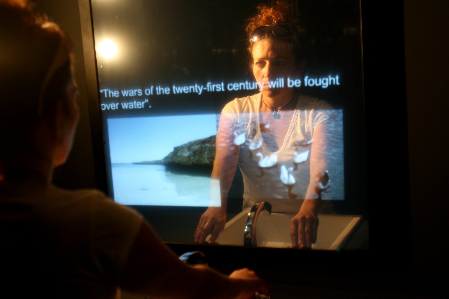 World without water (interactive installation)