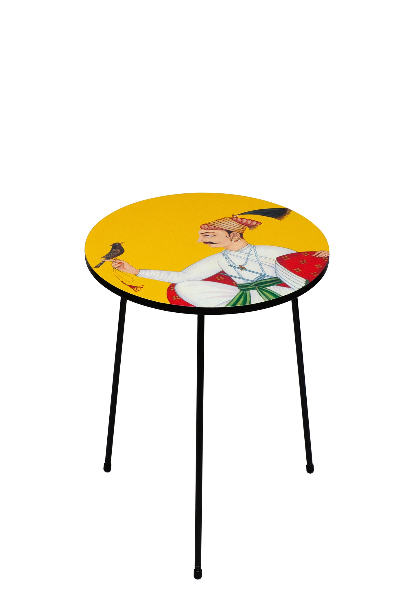 Basoli Painted Side Table