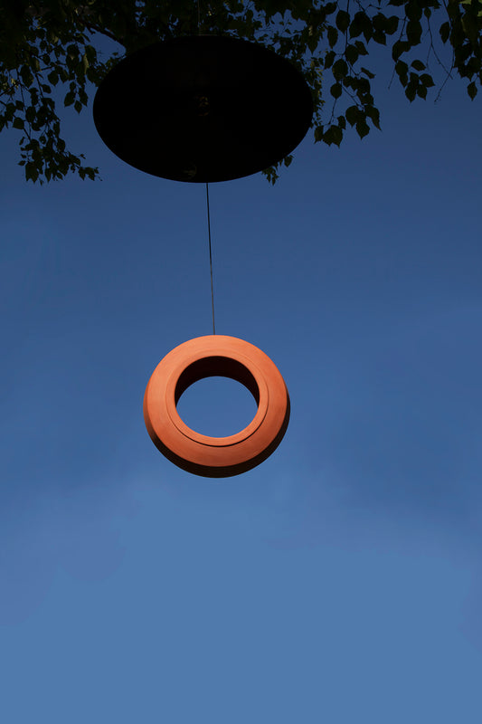 Bulbul Ceramic Bird feeder & Baffle Bundle - Canadian Designed and Made