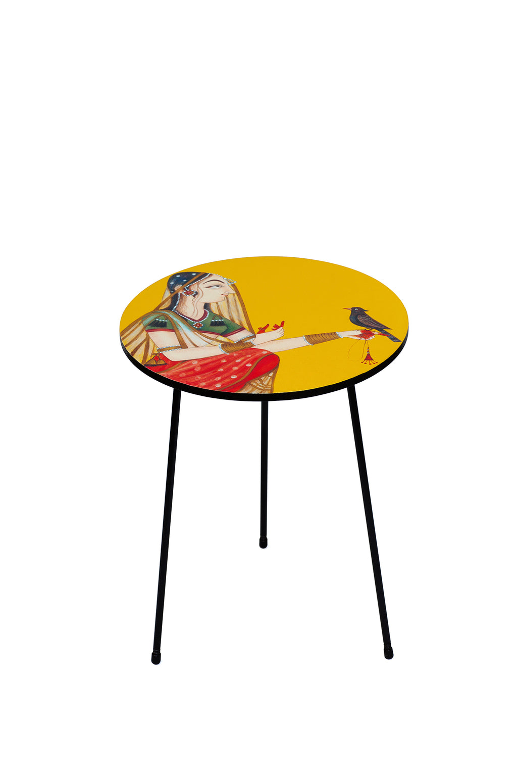 Basoli Painted Side Table