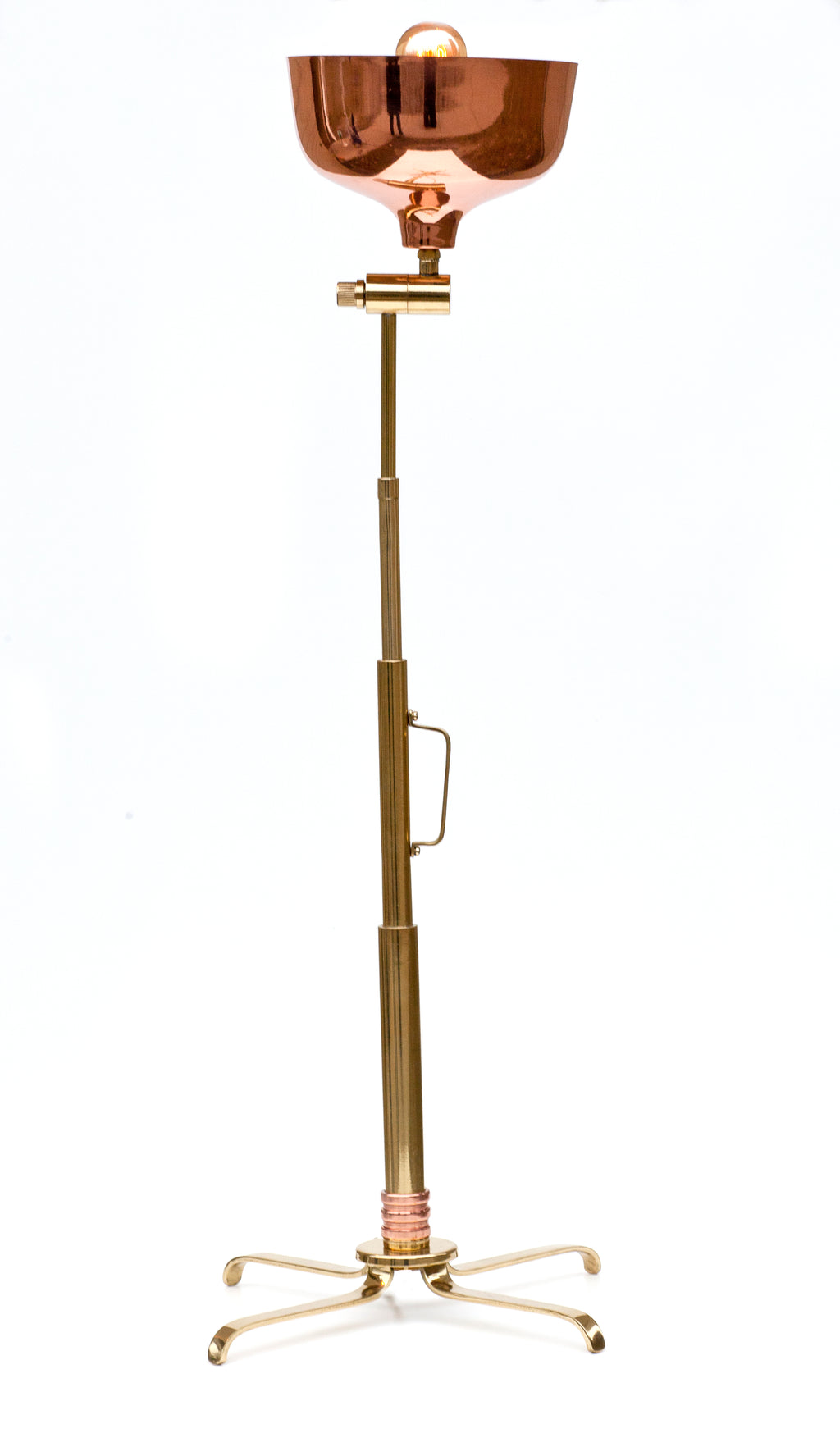 Sunehra table lamp (brass & copper)